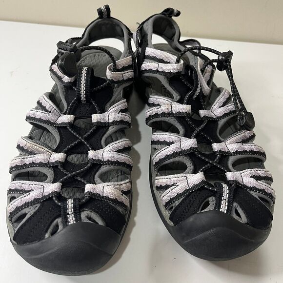 Keen Whisper Sandals Women’s Black Lavender Hiking Shoes size 8.5 - Picture 2 of 6